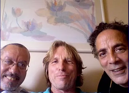 M. Bispo, R. Hoffmann e Regis - Organizadores da 1ª Formação no Brasil